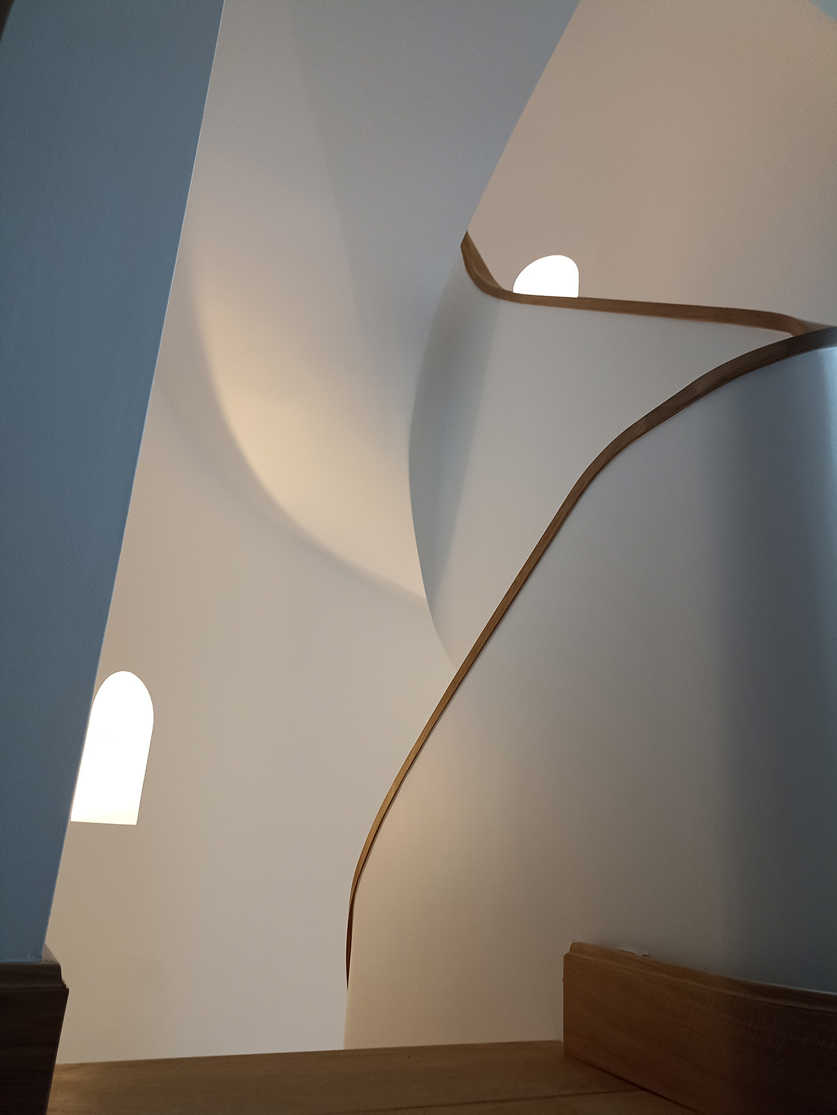 Escaliers sur-mesure plâtre Vannes